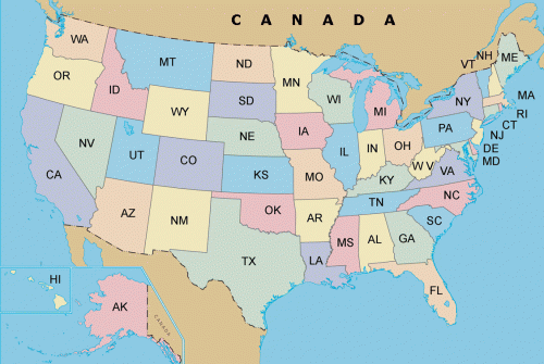 usa map